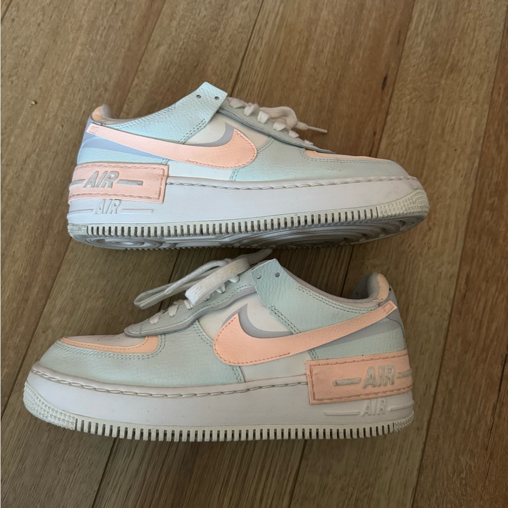 Nike Air Force 1 - White and Peach Accents